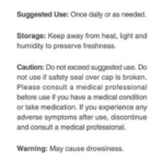 Suggested use and storage instructions for CBDMD 1500mg CBD Tincture, outlining how to use the product and how to store it properly