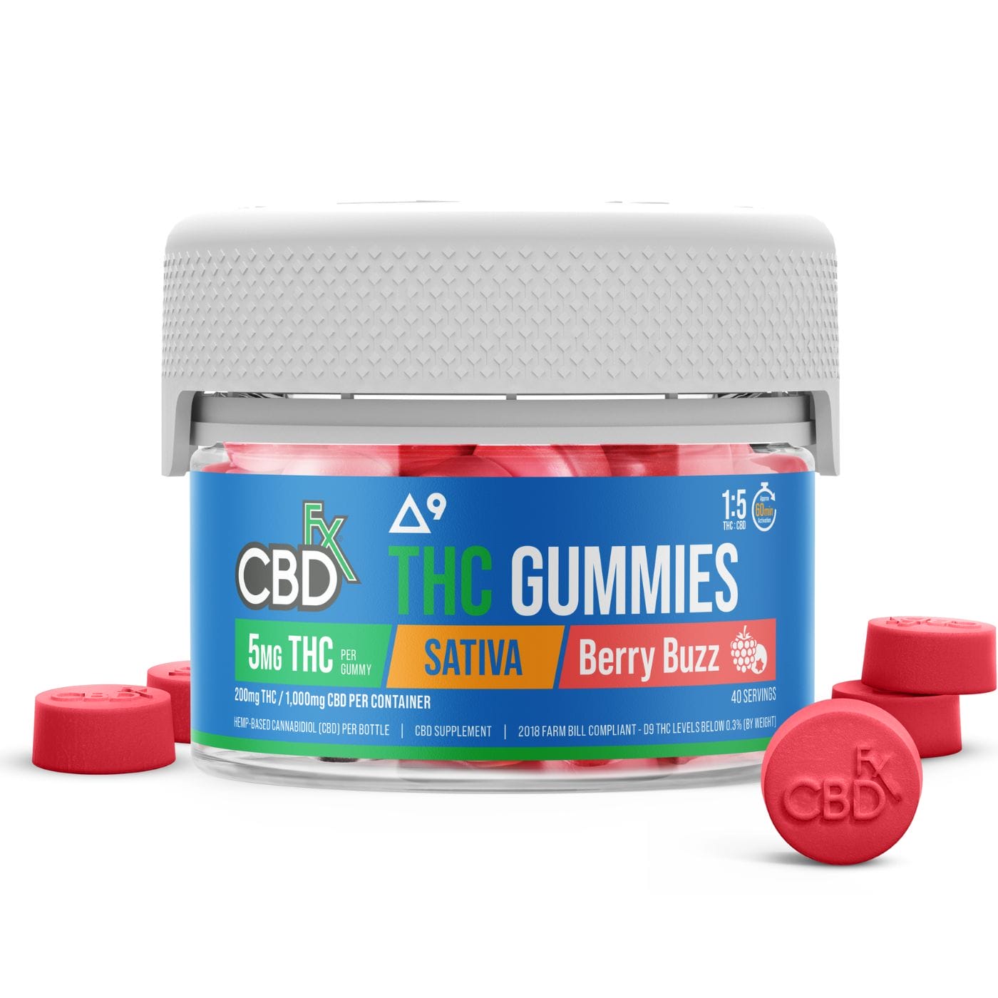 Delta-9 THC Gummies Berry