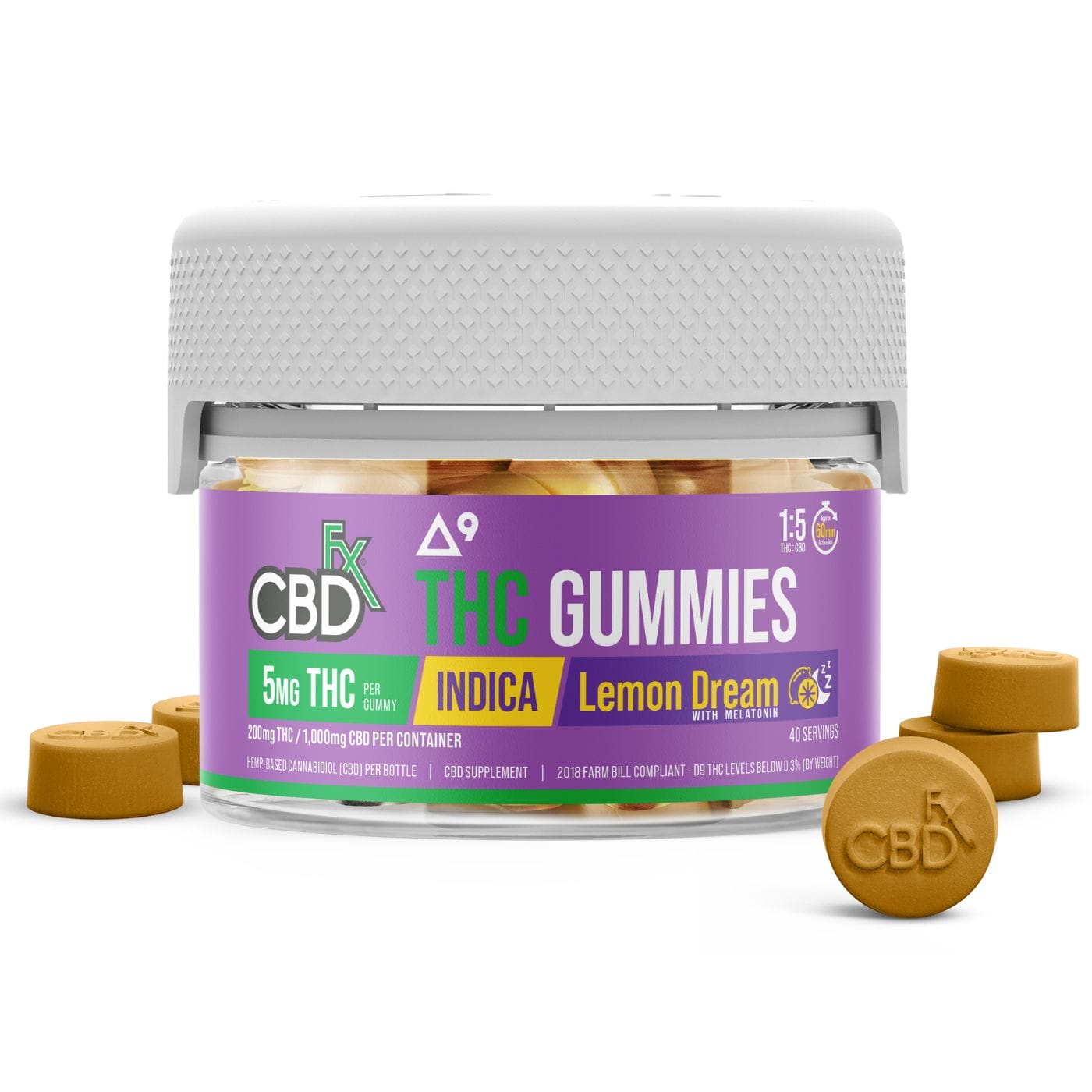 Delta-9 THC Gummies Lemon