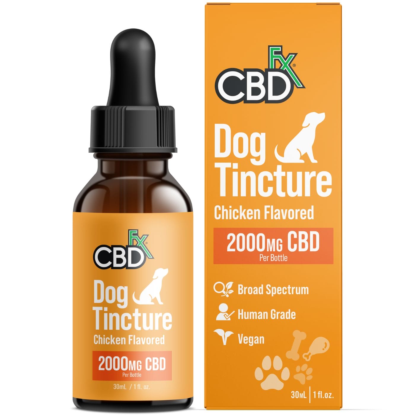 Pet CBD Dog Tincture Chicken 2000mg