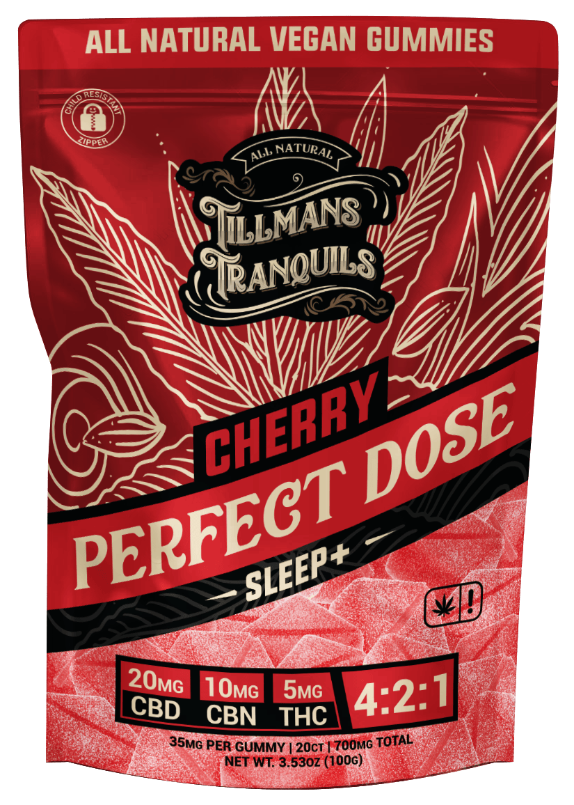 CBD:Delta-9 THC Gummies Cherry Sleep