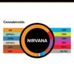 Graph of Active Cannabinoids in 3Chi THC Gummies - Nirvana