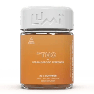 THC Gummies - Orange Cream Cookies - Lumi Labs