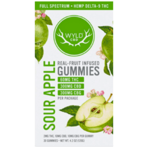 Wyld Gummies THC Gummies Sour Apple