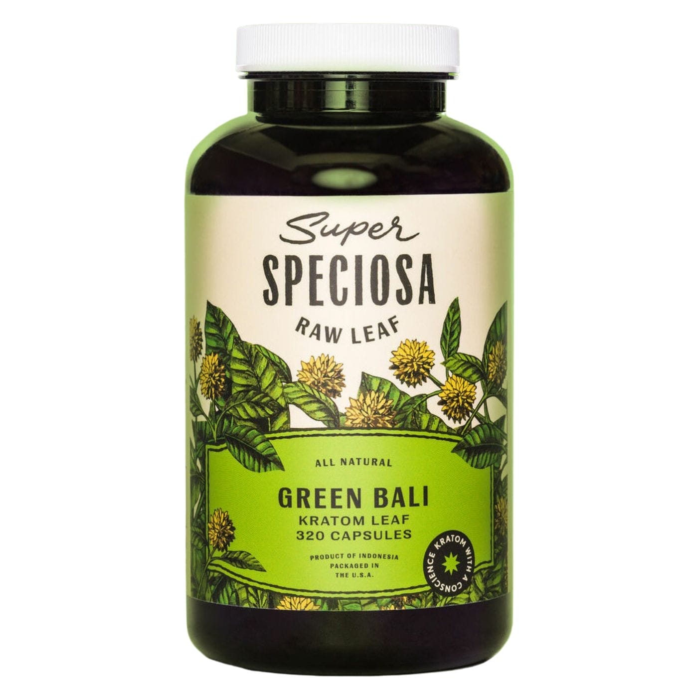 320ct Green Bali Kratom Capsules