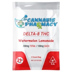 Cannabis Pharmacy High Potency 2ct 100mg THC Gummies