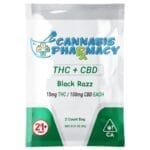 Front of CBD Gummies with Microdose THC